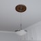 Ekena Millwork Berkshire PVC Ceiling Medallion (Canopies up to 7"), 16"OD x 3 1/2"ID x 1"P, Metallic Dark Copper CMP16BECDC - alternate 8